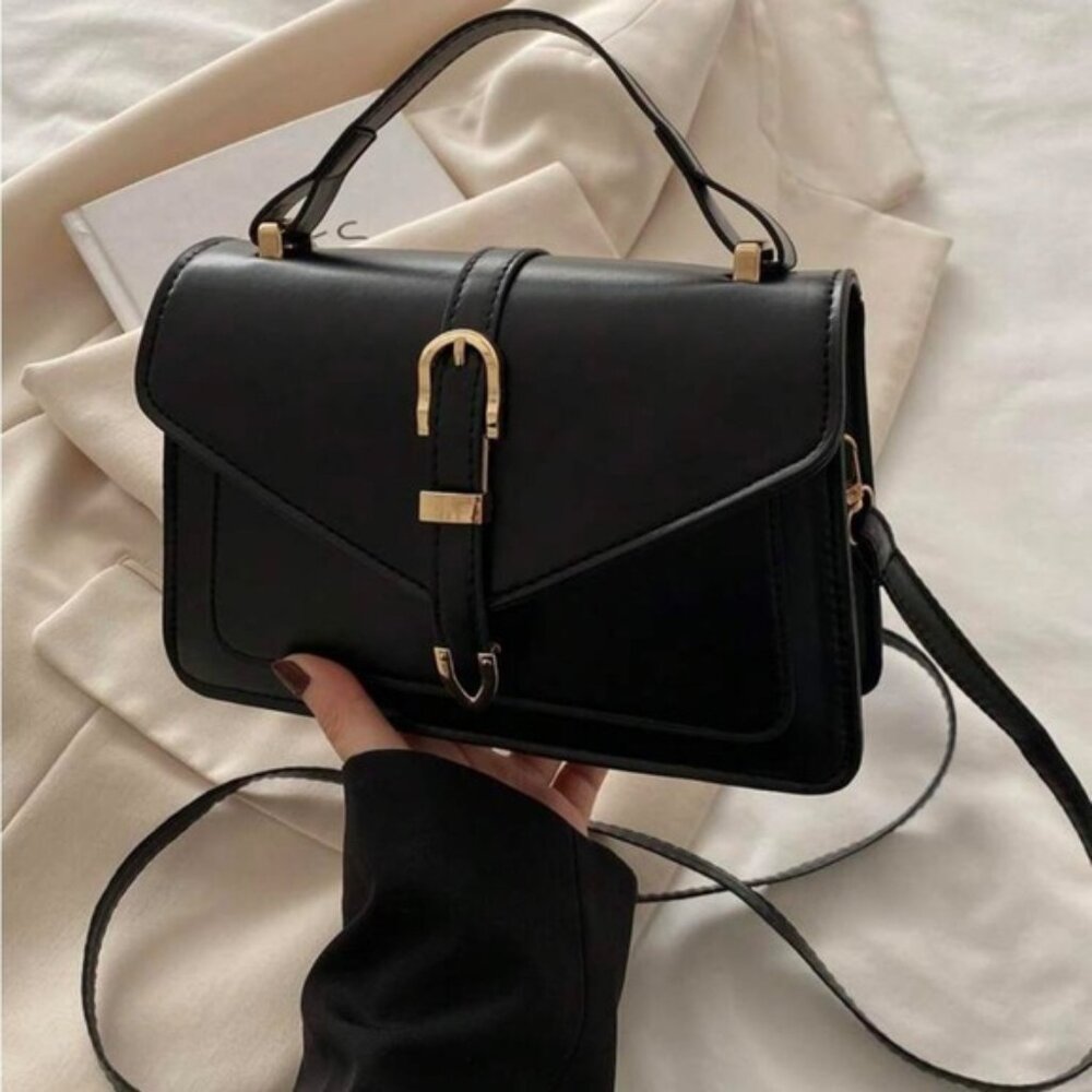 SHEIN Fashion Arrow Leather Belt Women's Handbag